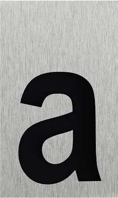 Obrázek produktu pro Hliníková cedulka na dveře "a" 100x60mm