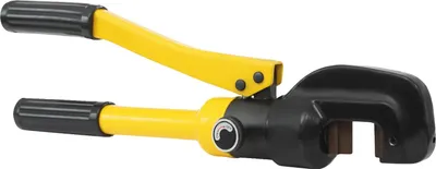 Zdjęcie produktu dla Hydrauliczny przecinak do prętów zbrojeniowych, siła cięcia 8 ton, przenośna konstrukcja, żółty