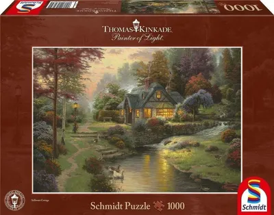 Zdjęcie produktu dla Thomas Kinkade, Spokojny wieczorny nastrój, 1 000 sztuk