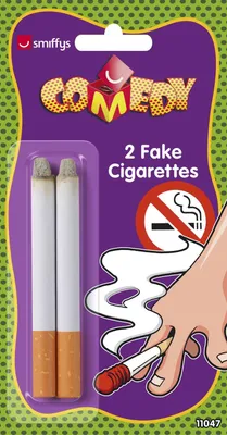 Produktbild von Smiffys Scherzartikel Kettenraucher Attrappe, glimmt natürlich, für Partys