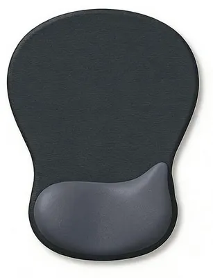 Produktbild von Ergonomisches Mauspad mit Gelkissen und Handauflage, rutschfest, Schwarz