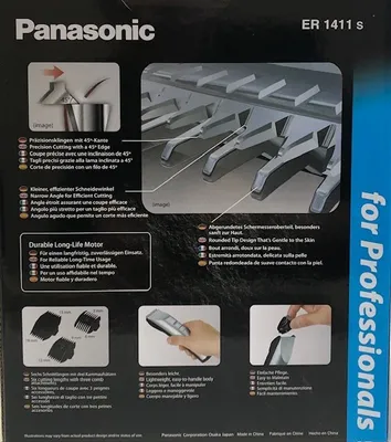 Zdjęcie produktu dla Panasonic ER1411, 1,8 cm, 1 mm, 40 min