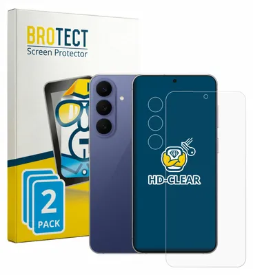 Produktbild von 2x Für Samsung Galaxy S26 FE (Display+Kamera) Schutzfolie BROTECT Displayschutz Display Schutz Folie Klar Transparent