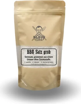 Produktbild von Klaus Grillt BBQ Salz grob 450g Beutel