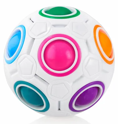 Productafbeelding van Rainbow Ball met 11 ballen - Behendigheidsspel voor Kinderen en Volwassenen