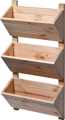 Zdjęcie produktu dla Dobar 58383FSCE, Sadzarka pionowa, Do zawieszenia na ścianę, Drewno sosnowe, Naturalny, Inne, Zewnętrzna