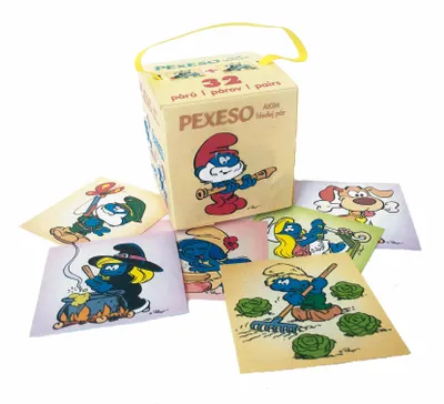 Immagine prodotto di I Puffi Pexeso In Una Scatola Di Carta