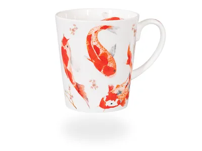 Produktbild von tea4chill Könitz Teetasse Koi. Tee- oder Kaffeetasse 600ml, Fine Bone China Porzellan
