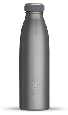 Produktbild von 720°DGREE Isolier Trinkflasche milkyBottle Edelstahl stone gray 0,5l