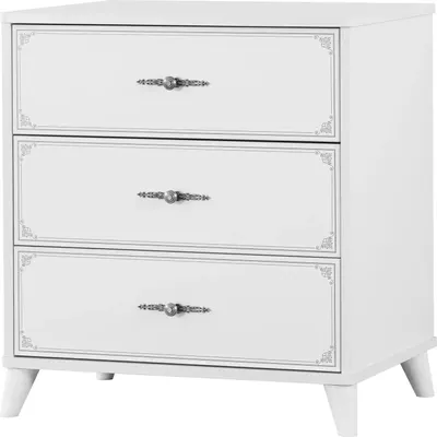 Immagine prodotto di Credenza cassettiera armadio cassettiere in legno camera da letto design bianco lusso