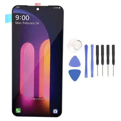 Zdjęcie produktu dla zamiennik ekranu 6,8 cala Zamiennik szklanego wyświetlacza wielodotykowego SLM V600TM o przekątnej 6,8 cala do LG V60 for ThinQ