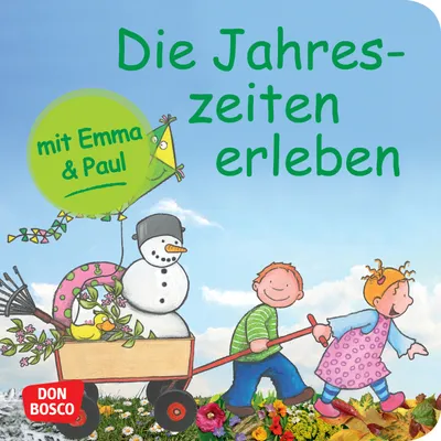 Produktbild von Die Jahreszeiten erleben mit Emma und Paul. Kamishibai Bildkartenset.