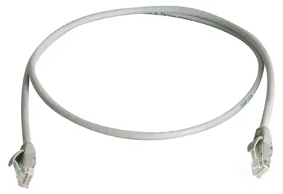 Image de Telegärtner Câble patch Cat5 0,5m gr U/UTP,PVC 100008184