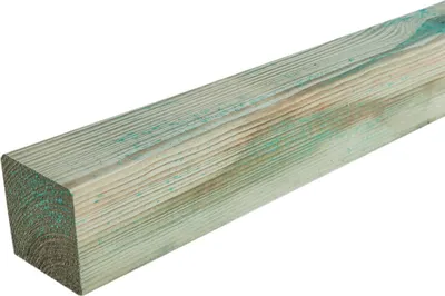 Produktbild von Kantholzpfosten 120 cm, 70 x 70 mm, kesseldruckimprägniert
