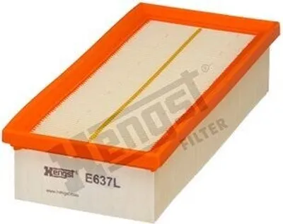 Produktbild von Luftfilter HENGST FILTER E637L für HONDA CIVIC VI Hatchback (EJ, EK) Filtereinsatz