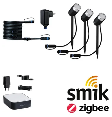 Image de Paulmann Plug & Shine Starterset Smart Home smik