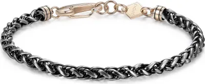 Immagine prodotto di Bracciali Bracciale a catena Sagapò Black Collection Ripple - uomo
