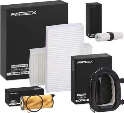 Produktbild von RIDEX Filterset Inspektionspaket Filtersatz für BMW X3 (F25)