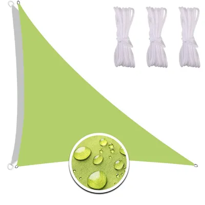 Zdjęcie produktu dla Siatka zacieniająca, 3x3x4,3 m, zielona, wodoodporna, ochrona przed promieniowaniem UV 92%