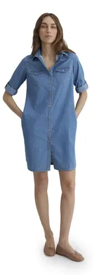 Produktbild von Mavi Damen LYRA Jeans-Kleid, mid Vintage lt Denim, L