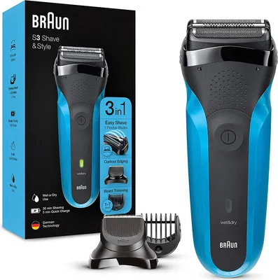 Obrázek produktu pro Braun 276425 Braun Series 3 310 BT schwarz/blau