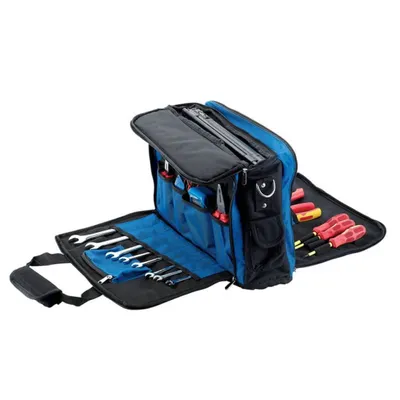 Image de Draper Tools 89209, Noir, Bleu, Polyester, 29 poches, Traitement hydrofuge, 1 pièce