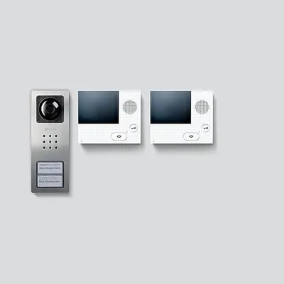 Image de Siedle SET CVB 850-2 E/W Système d'accès vidéo 8,89 cm (3.5" ) Acier inoxydable