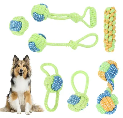 Produktbild von Omgoods – Set mit 7 Hundespielen
