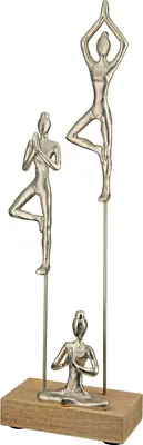 Produktbild von Casablanca by Gilde Dekofigur Skulptur Yogagruppe  H. 51 cm,44114