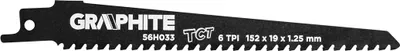 Obrázek produktu pro Pilové kotouče GRAPHITE HM TCT, 152 x 19 x 1,25 mm, 6TPI