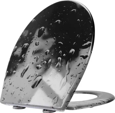 Produktbild von Famanu Toilettensitz Duroplast - Hochwertiger Toilettendeckel mit Soft-Close Mechanismus