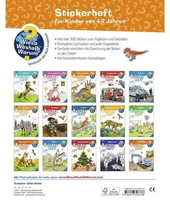Obrázek produktu pro Dinosaurier Stickerheft