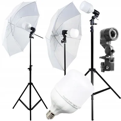 Produktbild von CineGEN Lumifi LED Fotostudio Beleuchtungsset 5500K Stativ