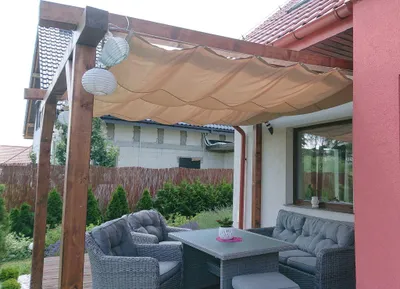Image de Voile imperméable Premium 3x3 beige