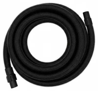 Image de Tuyau d'aspirateur de 5 mètres, couleur noire, compatible avec les aspirateurs secs et humides MaxBlast de 80 litres et 90 litres