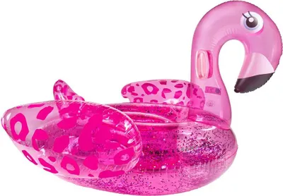Immagine prodotto di The Essentials Cavallo da sella Flamingo trasparente con glitter