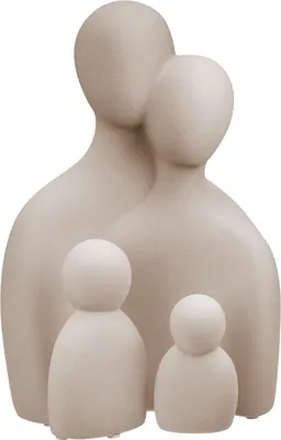 Obrázek produktu pro Guild 3 ks. Sada, figurka, rodina, "Famille", keramika, šedá,Polyuretan2, d. 12 cm, š. 17 cm, v. 26,5 cm výška: 26,50 cm šířka: 17,00 cm hloubka: 12,00cm 55559