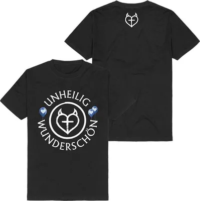 Produktbild von Unheilig T-Shirt Herren Wunderschön schwarz Band-Merch, Bands 100% Baumwolle XL