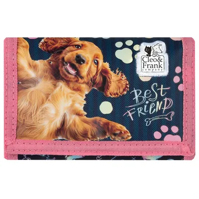Produktbild von Hunde Geldbörse Geldbeutel Kinder Portemonnaie Hund