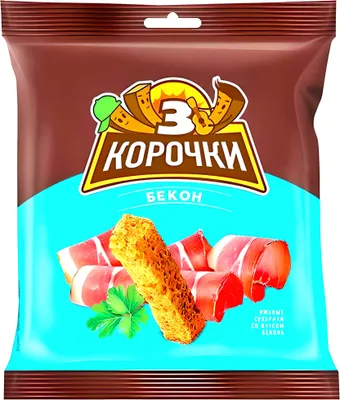 Produktbild von 3 Korochki Croutons Bacon 10er (10 x 40g)