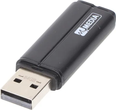 Produktbild von MyMedia USB Flash Drive 64 GB USB 2.0 Typ A Schwarz - Speichergerät