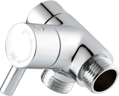 Obrázok produktu pre Mosadzný adaptér na sprchovú batériu s chrómovou povrchovou úpravou, G1/2, DSF007E
