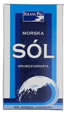 Sól morska gruboziarnista 1 kg