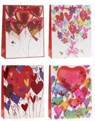 Zdjęcie produktu dla Torebka prezentowa 18x23x80cm mix ROZETTE