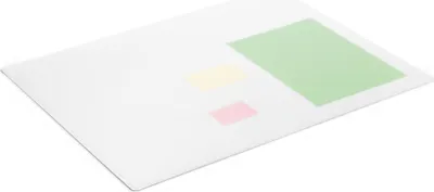 Zdjęcie produktu dla DURABLE Podk?ad na biurko 650x500 mm ozdobne kraw?dzie PP, Przezroczysty, 712319