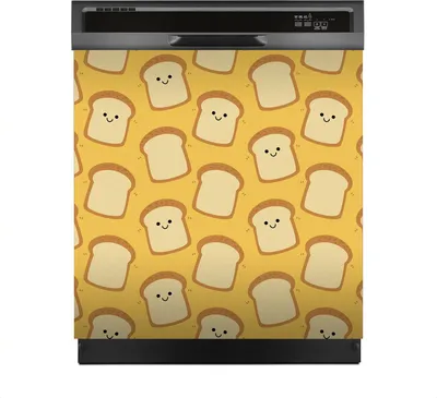 Produktbild von Magnete Dekorative 60x60 cm Küche Magnetmatte Spülmaschine - Scheibe Brot