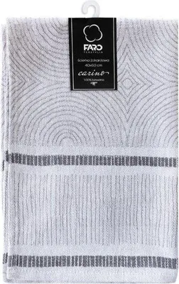 Image de Torchon de cuisine en coton 40x60 Carino 012 Gris