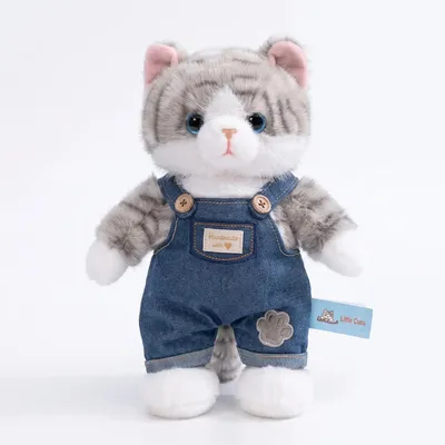 Produktbild von Realistische Katze Plüschtier 30cm – Weiches Stofftier mit beweglichen Gliedmaßen | Dekoration & Geschenk