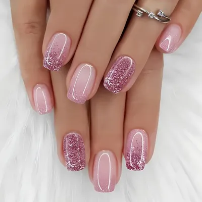 Image de Kit de 24 faux ongles avec lime à ongles et colle pour ongles en gel, pour un aspect naturel