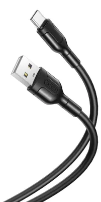Image de Câble USBA-USBC 1m 2,1A noir XO NB212